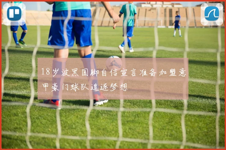 18岁波黑国脚自信宣言准备加盟意甲豪门球队追逐梦想